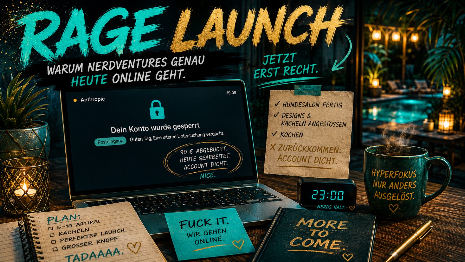 Jetzt erst recht: Warum Nerdventures genau heute online geht